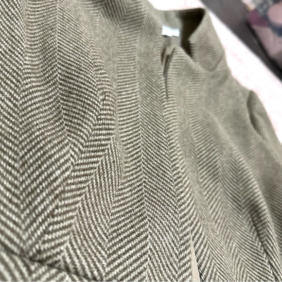 Woolen Herringbone Blazer Jacket - Picture 6 of 12